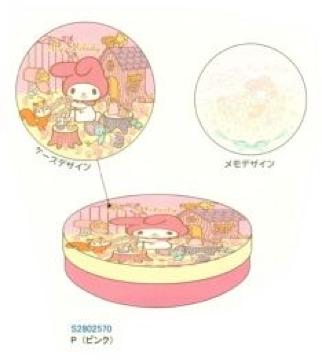 【マイメロディ】可愛い♪アクセサリー.薬サプリ.アメ.小物入れに 缶入りメモ