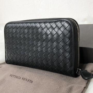 �y���i�zBOTTEGA VENETA �{�b�e�K���F�l�^ RFID���� �C���g���`���[�g �����z �u���b�N