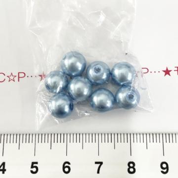 3*ガラスビーズ パール色 16