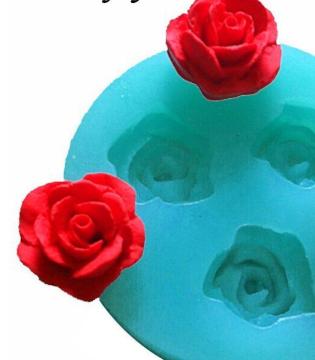 シリコンモールド 薔薇