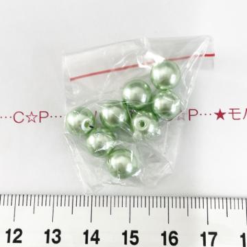 3*ガラスビーズ パール色 20