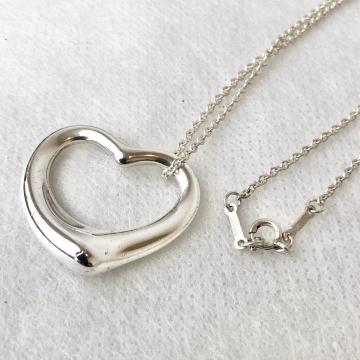 �y���i�z TIFFANY �e�B�t�@�j�[ �I�[�v���n�[�g �l�b�N���X �G���T�y���b�e�B �y���_���g SV925 �V���o�[