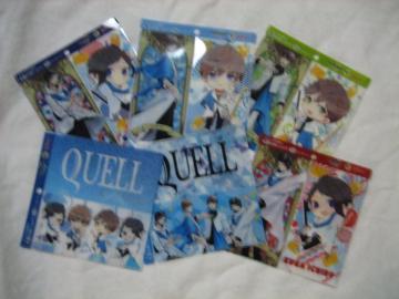 TSUKIPROmeetsグリコ オリジナルスクエアクリアファイル QUELL ツキウタ