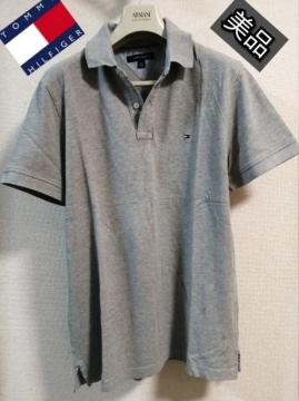 �g�p�ɋ߂�TOMMY HILFIGER�s���N�z���C�g�n�V���c���S���^�l�C�I�V�����f�G�{�[�_�[�J�b�g�\�[ T�V���cL