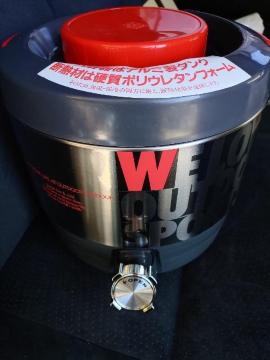 ピーコック魔法瓶 キーパー 容量6リットル 品番 IMC-600W 未使用品  ウォータージャグ  部活 アウトドア キャンプ