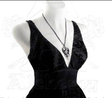ALCHEMY GOTHIC: Diamond Heart Necklace