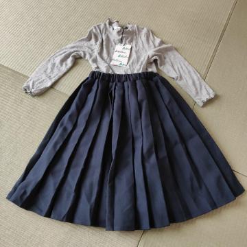 エフオー グレー ワンピース 90