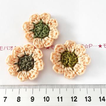 1*ハンドメイド♪花びらよれないお花モチーフ 13