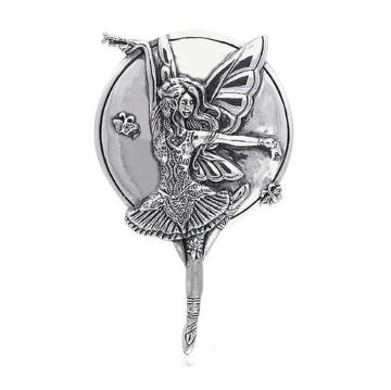 PS: Mauve Dream Fairy Silver Pendant