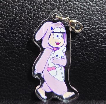 ☆送料無料☆おそ松さん☆へそくりウォーズ/アクリルチャーム☆トド松(どうぶつパジャマ)☆新品☆