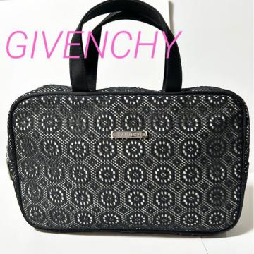 未使用品 GIVENCHY ジバンシィ ハンドバッグ キャンバス ナイロン 花柄