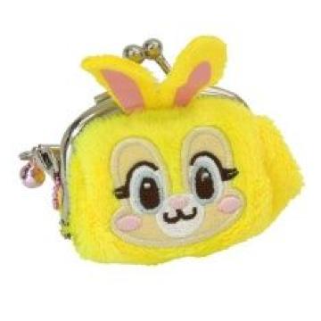 《New》ミスバニー★ボールチェーン付・フェイス*がま口.コインケース