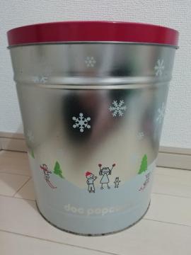 doc popcorn レア缶 ビッグサイズ ドクポップコーン 小物入れ 収納