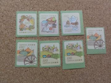 110円切手 7枚 シール式 (柄は選べません)