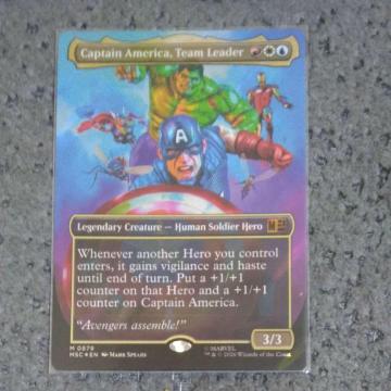 MTG MARVEL �X�[�p�[�q�[���[�Y������ �L���v�e���E�A�����J���A�C�A���}�� �T�[�Wfoil �p��� 2���Z�b�g