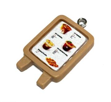 257 お店の看板 1個 チャーム パーツ◯