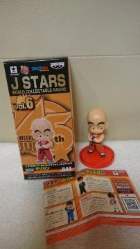 開封品!ドラゴンボール Jスターズ コレクタブルvol.6 クリリン ジャンプ45周年