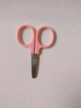 中古品 ミニはさみ ピンク色