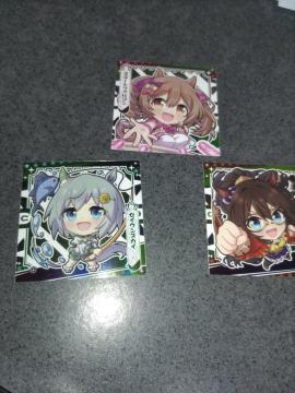 ウマ娘グミ シール3枚