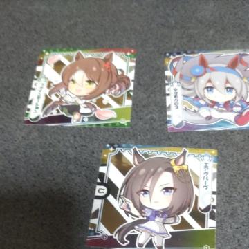 ウマ娘グミシール3枚