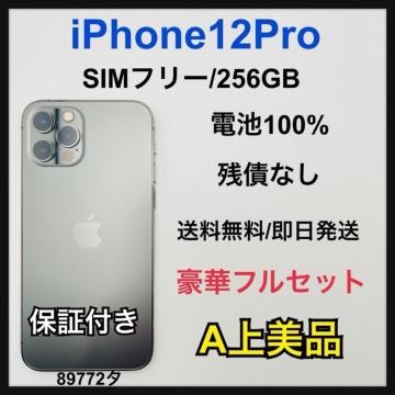 A 100% iPhone 12 Pro 256 GB SIM�t���[ �{��