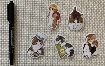 �L �C���X�g �V�[�� �X�e�b�J�[ 5���Z�b�g �~�j���^�[85�~������ ������