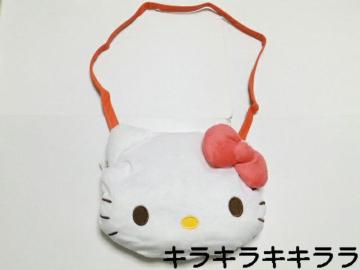《New》キティちゃん(フェイス型)★まるでヌイグルミのような・ポシェット/ショルダーバッグ