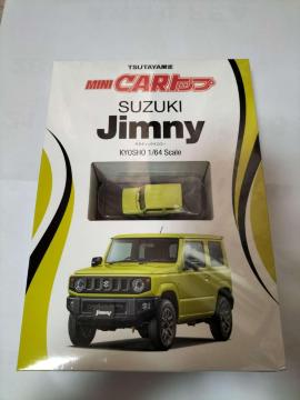 TSUTAYA���� MINI CAR�g�b�v SUZUKI �W���j�[ �L�l�e�B�b�N�C�G���[ KYOSHO 1/64�X�P�[�� �~�j�J�[