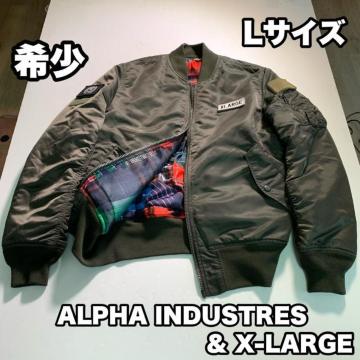 ALPHA INDUSTRIES X-LARGE MA-1 tCgWPbg {o[WPbg LTCY u] AE^[