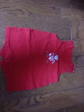 80 ELLEPOUPON 赤 トレーナー生地