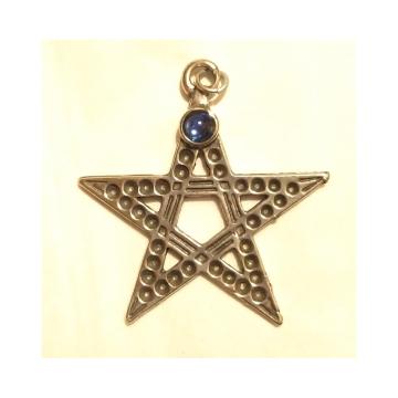 AzurerGreen Open Pentacle pendant AzVp