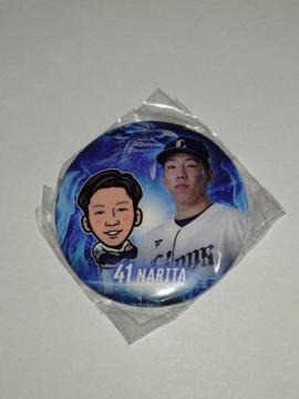 埼玉西武ライオンズ2025 41 成田晴風投手 缶バッチ ガチャ販売
