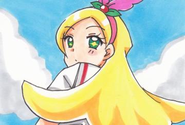 自作イラスト★プリキュア キラ星シエル♪ローアングル