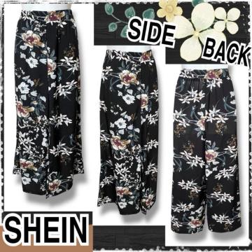 �y�V�i/SHEIN/XL�z�ԕ����C�h�p���c ���{�^�j�J��
