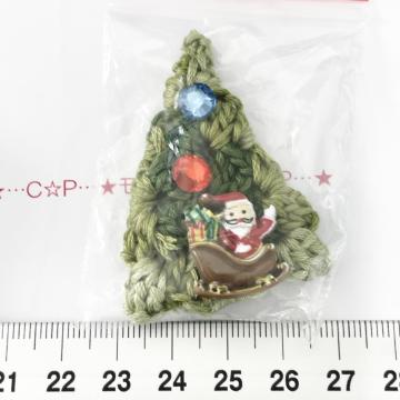 10*ハンドメイド♪オリジナル♪クリスマスツリーのモチーフ 6