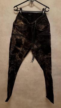 ViKMRII  CRUSH ENGINEER DROP TWILL PANTS 2BLACKKHAKI