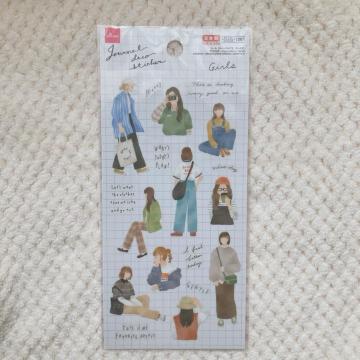 �V�i �W���[�i���X�e�b�J�[ ���̎q �K�[�� �C���X�g �V�[�� �f�R �R���[�W�� �B N2m