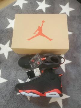 NIKE AIR JORDAN 6 RETROBLACK / INFRARED�Z�[���X�}���T���v���d�l / atmos�w���i