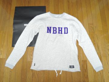 NEIGHBORHOOD �l�C�o�[�t�b�h LOGIC C-CREW �X�E�F�b�g M �D �v���I�[�o�[ NBHD LOGO���S���N��