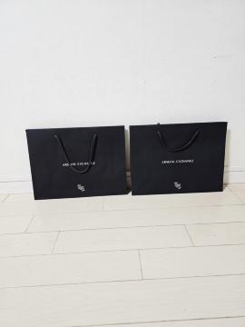 (14) ARMANI EXCHANGE ショップ袋 小2枚21.5×28.5