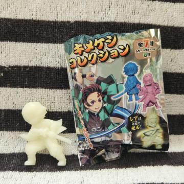 新品 鬼滅の刃 キメケシコレクション 我妻善逸 白 レア 蓄光