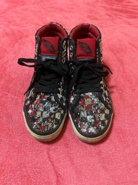 VANS �n�C�J�b�g�X�j�[�J�[  DISCO CHECKER ����i�@24.0cm