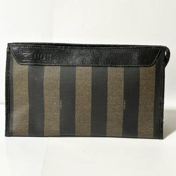 FENDI �t�F���f�B �y�J���� ���B���e�[�W �N���b�`�o�b�N �T�C�h�o�b�O �u���b�N �u���E��