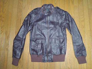 HYSTERIC GLAMOUR ヒステリックグラマー ピッグレザー ジャケット M 茶系 革 ライダース調 ブルゾン