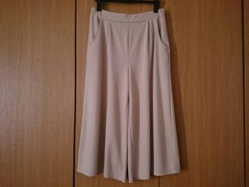 grove グローブ☆ワイドパンツ★ベージュ☆美シルエット★