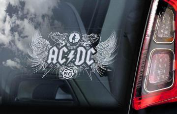 AC/DC A O@J[XebJ[ 165~100mm O\ J[ XebJ[ EChE V[ Rock bNoh