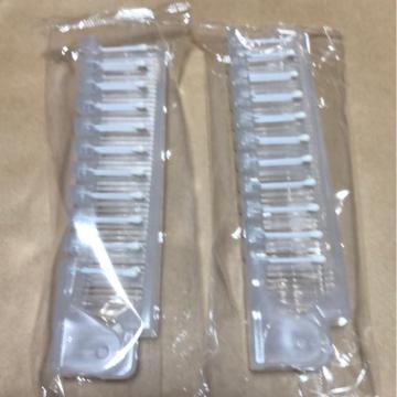 新品未開封★分け目対応★無印風の簡易折り畳みヘアブラシ★2個セット
