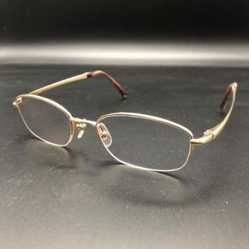 即決 TOKI メガネ 眼鏡 Titanium 24K