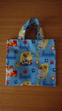 ハロッズHarrods♪ミニバッグ☆used美品