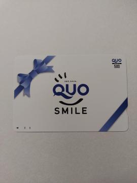 ���g�p���N�I�J�[�h���X�}�C������500�~����1����QUO�J�[�h��